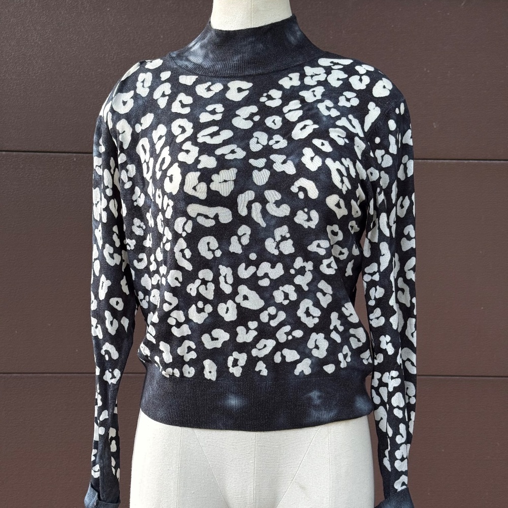 Desigual print mock turtle top.